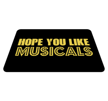 Covoare de vinil cu fraze spera ca muzicale - TenStickers