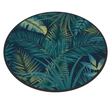 Covor vinil flori și plante ansamblu de frunziș tropical - TenStickers