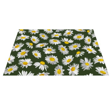 Covor de margarete covor cu flori - TenStickers