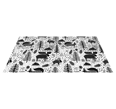 Natură pădure animale sălbatice canada animal mat - TenStickers