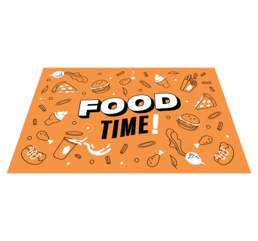 Timpul mesei! Covoare de vinil personalizate - TenStickers