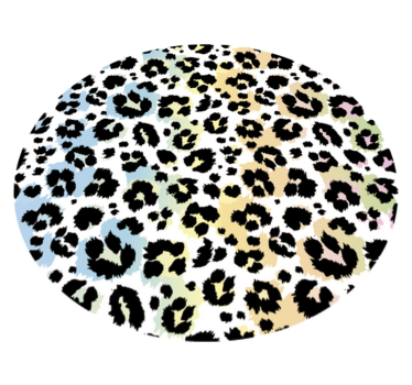 Covor vinil print animalier model de pete de leopard - TenStickers