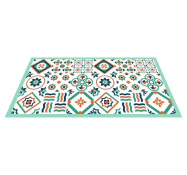 Covor de vinil pentru bucătărie model vibrant - TenStickers