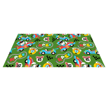 Covor de vinil circuit formula 1 mat de drum - TenStickers