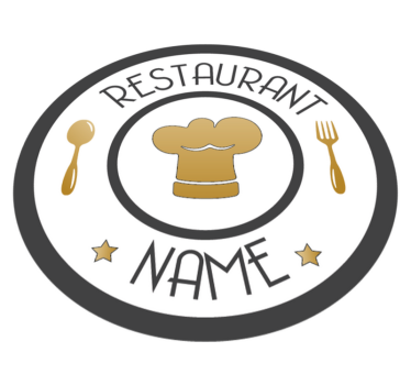 Covor personalizat cu nume de restaurant personalizat - TenStickers