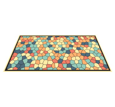Covor mozaic colorat - TenStickers