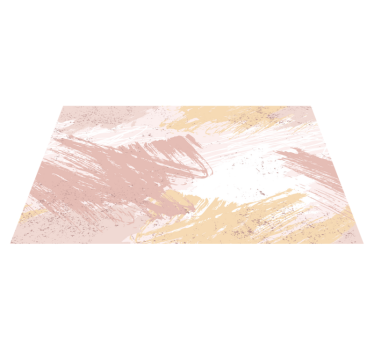 Covoare contemporane roz abstracte - TenStickers