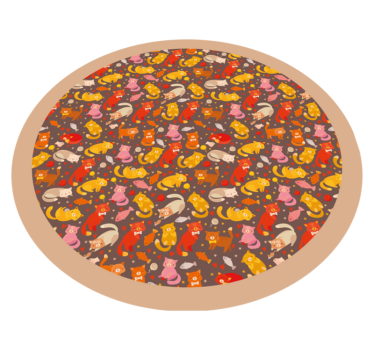 Alții covor de vinil model animal jucăuș - TenStickers