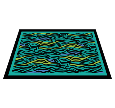 Covor vinil print animalier safari abstract - TenStickers