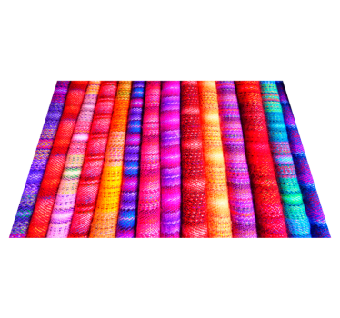 Covor colorat cu dungi din material textil - TenStickers