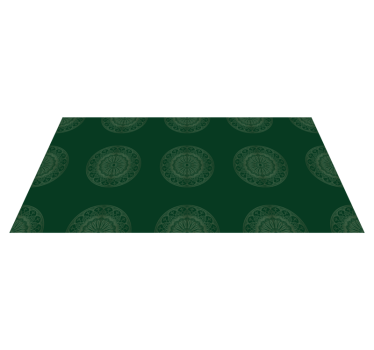 Covor vinil mandala design cu motiv mandala - TenStickers