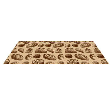Pardoseala de bucatarie design panificatie - TenStickers