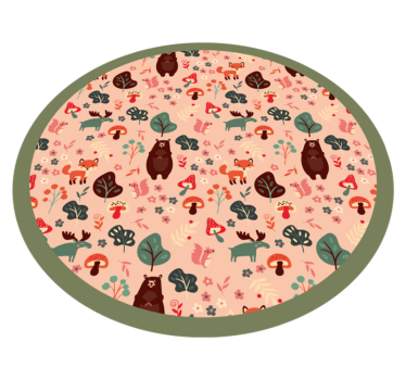 Alții covor de vinil creaturi din pădure - TenStickers