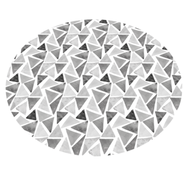 Tonuri de gri triunghiuri covoare geometrice de vinil - TenStickers
