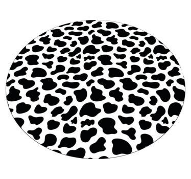 Covor de vinil cu imprimeu animal vaci negre - TenStickers