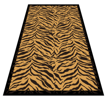 Covor cu efect animal tigru - TenStickers