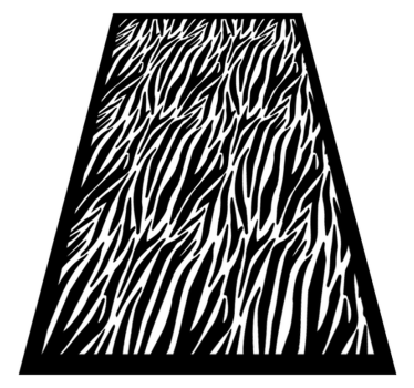 Covor vinil print animalier dungă de zebră - TenStickers