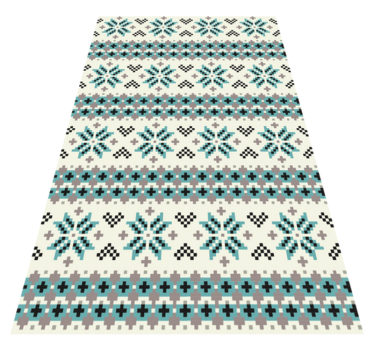 Covoare în stil nordic design textură nordică - TenStickers