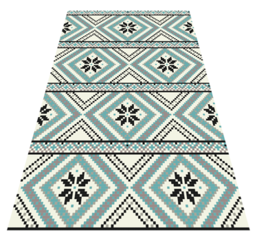 Figuri scandinave covoare în stil nordic - TenStickers