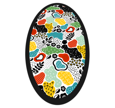 Covoare contemporane colorate cu design abstract - TenStickers
