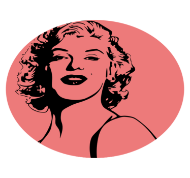 Covor de vinil retro portret marilyn monroe - TenStickers