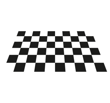 Tablă de șah alb și negru - TenStickers