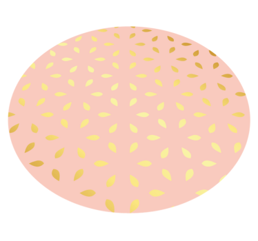 Covor vinil flori și plante model petale pastel - TenStickers
