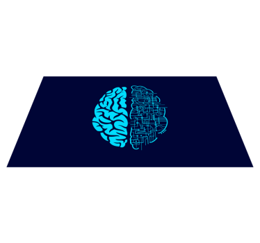 Covor vinil modern contrast cerebral - TenStickers