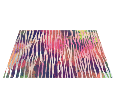 Covor abstract textură zebră cu imprimeu animal - TenStickers