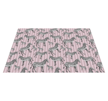 Covor vinil print animalier zebre dungi - TenStickers