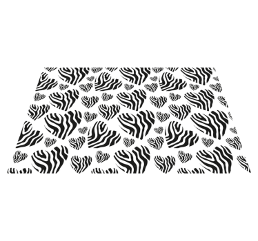 Covor vinil print animalier model dungi zebră - TenStickers