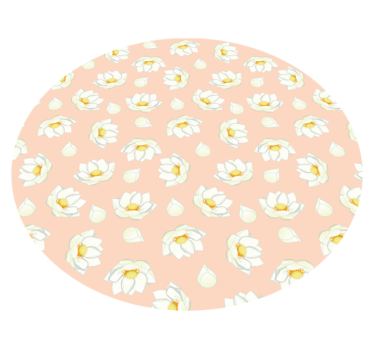 Covor vinil flori și plante floare florală - TenStickers