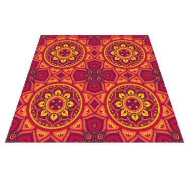 Culoare strălucitoare mandala mat - TenStickers