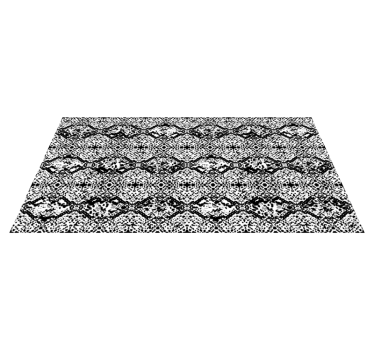 Covor vinil print animalier crăpat monocrom - TenStickers