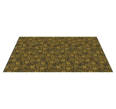 Covor vinil flori și plante complexitate florală - TenStickers