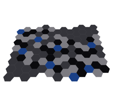 Covoare geometrice moderne albastre și trey - TenStickers