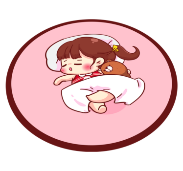 Covor de vinil pentru fete anime dormitoare - TenStickers