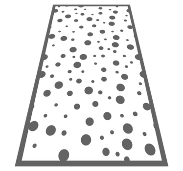 Covoare geometrice cu buline gri și albe - TenStickers