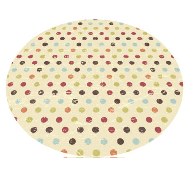 Covoare geometrice multicolore cu buline - TenStickers