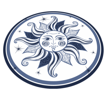 Covor decorativ soare natura - TenStickers