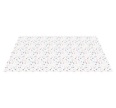 Covoare în stil nordic cu puncte colorate - TenStickers