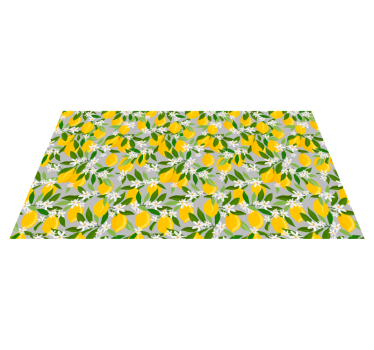 Covor cu flori de lămâie - TenStickers