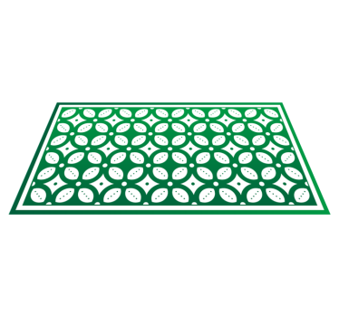 Pardoseli de bucătărie din gresie verde smarald - TenStickers