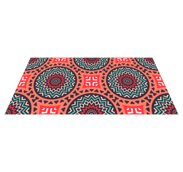 Ornamente folclorice mexicane covor de vinil de bucătărie - TenStickers