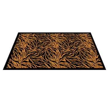 Covor vinil print animalier dungi de tigru îndrăznețe - TenStickers