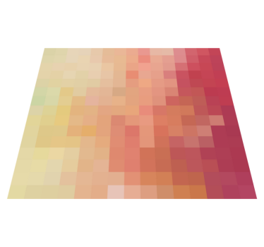 Pardoseală din vinil mozaic pătrate multicolore - TenStickers
