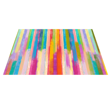 Pardoseală din vinil cu mozaic cu accente multicolore - TenStickers