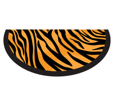 Covor vinil print animalier design cu dungi de tigru - TenStickers