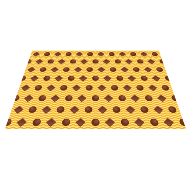 Covor de vinil de bucatarie forme ciocolata - TenStickers