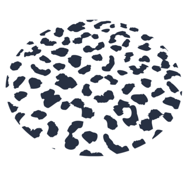 Covor vinil print animalier model cu piele de vacă - TenStickers